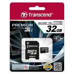 Transcend microSDXC/SDHC Class 10 UHS-I 32GB with Adapter