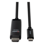 Lindy 43435 video cable adapter 3 m USB Type-C HDMI Black