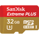SanDisk Extreme Plus 32 GB MicroSDHC UHS-I Class 10