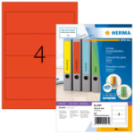 HERMA Ordneretiketten rood 192x61 A4 400 st.