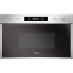 Whirlpool AMW 440/IX microwave Built-in Solo microwave 22 L 750 W Black, Silver