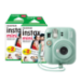 Fujifilm Instax Mini 13 Instant Camera - Lagoon Green - Camera + 40 Shot Pack