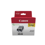 Canon 2932B019/PGI-520PGBK Ink cartridge black pigmented twin pack Cardboard, 2x160 pages ISO/IEC 24711 19ml Pack=2 for Canon Pixma IP 3600/MP 980