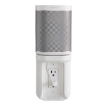 SANUS Outlet Shelf (White) for Electronics and Speakers up to 10 lbs