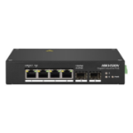 Hikvision DS-3T0506HP network switch Unmanaged Gigabit Ethernet (10/100/1000) Power over Ethernet (PoE) Black