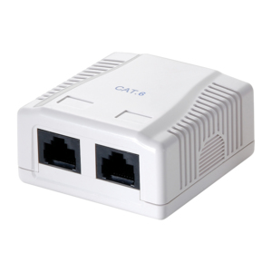 Image of LogiLink NP0072 socket-outlet 2 x RJ-45 White