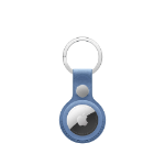 Apple AirTag FineWoven Key Ring – Wildflower Blue