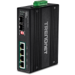 Trendnet TI-PG62B network switch Unmanaged L2 Gigabit Ethernet (10/100/1000) Power over Ethernet (PoE) Black