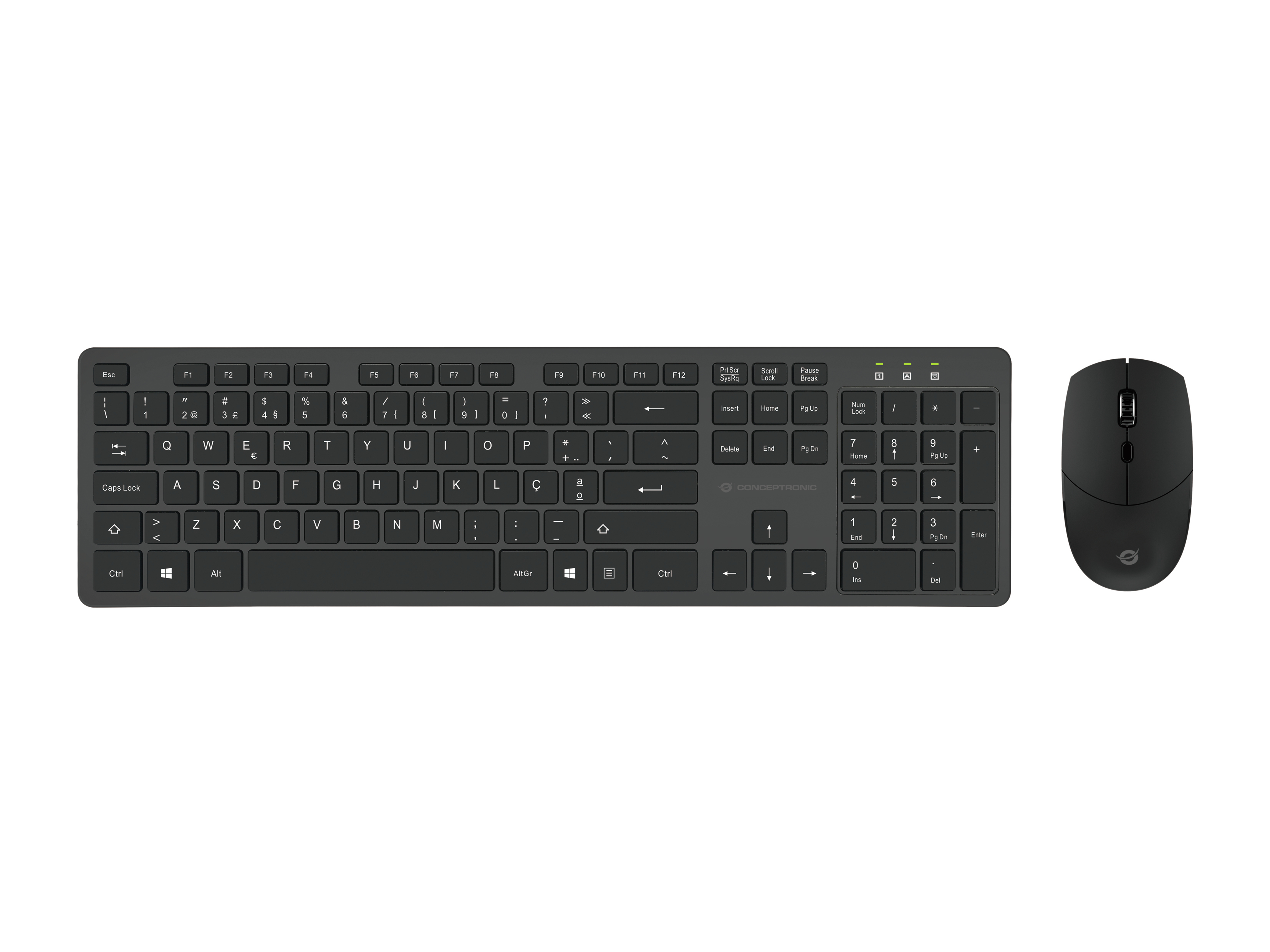 Image of Conceptronic Wireless Keyboard & Mouse Kit, Portuguese layout