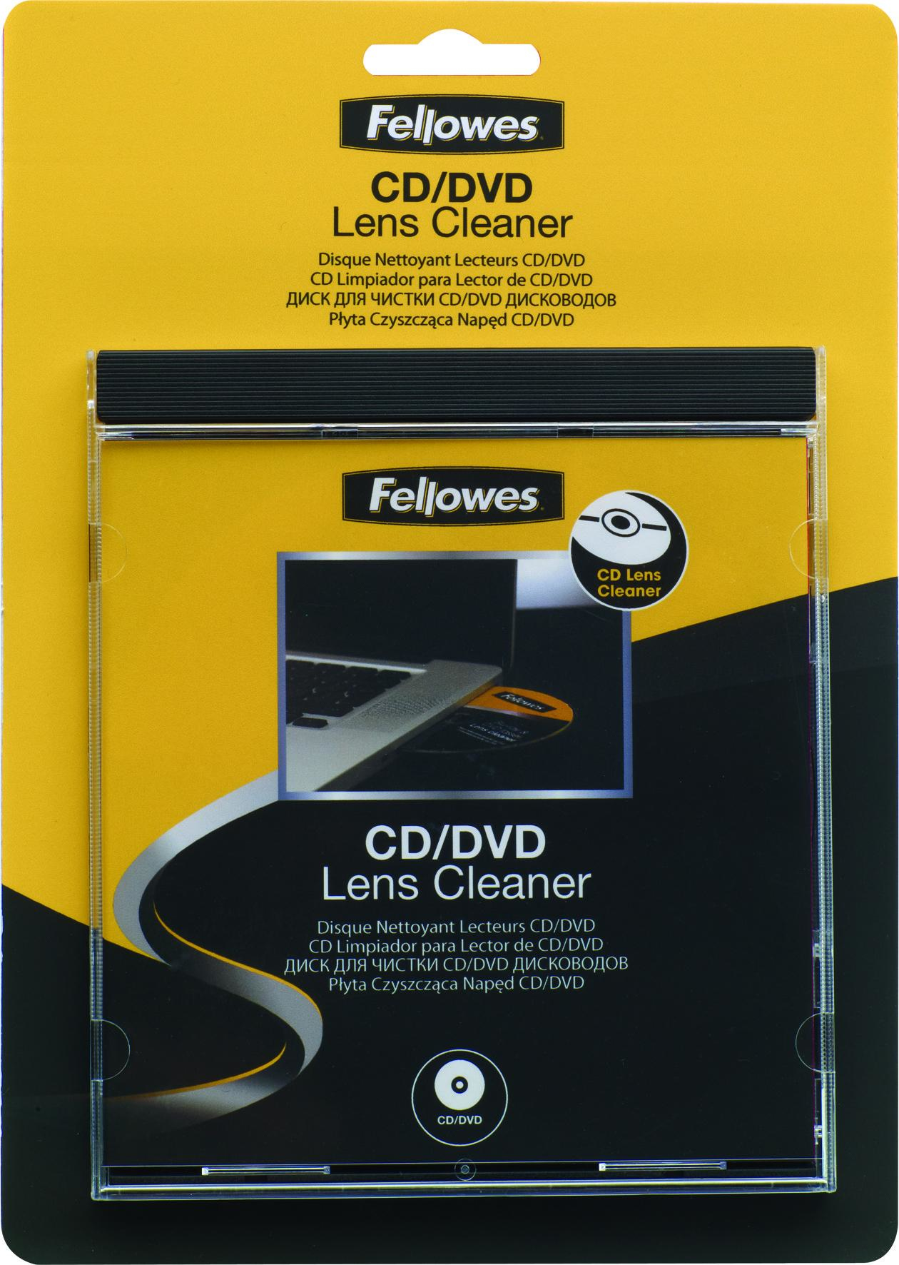 fellowes cd dvd lens cleaner