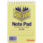 SPIRAX 560 TOP OPENING SPIRAL NOTE PAD POCKET 96 PAGE