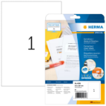 HERMA Correction/covering labels A4 210x297 mm white paper matt opaque 25 pcs.