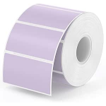 UKLS TT MATT COATED PERM LABELS LILAC 750 PER ROLL PK5
