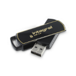Integral INFD64GB360SEC3.0 USB flash drive 64 GB USB Type-A 3.2 Gen 1 (3.1 Gen 1) Zwart, Goud