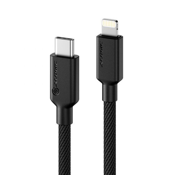 ALOGIC ELPC8P01-BK mobile phone cable Black 1 m USB C Lightning