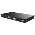 Yeastar S300 - Black - 1U - Rack mounting - G.711 - G.722 - G.726 - G.729A - SIP (RFC3261) - IAX2 - UDP - TCP - TLS - SRTP