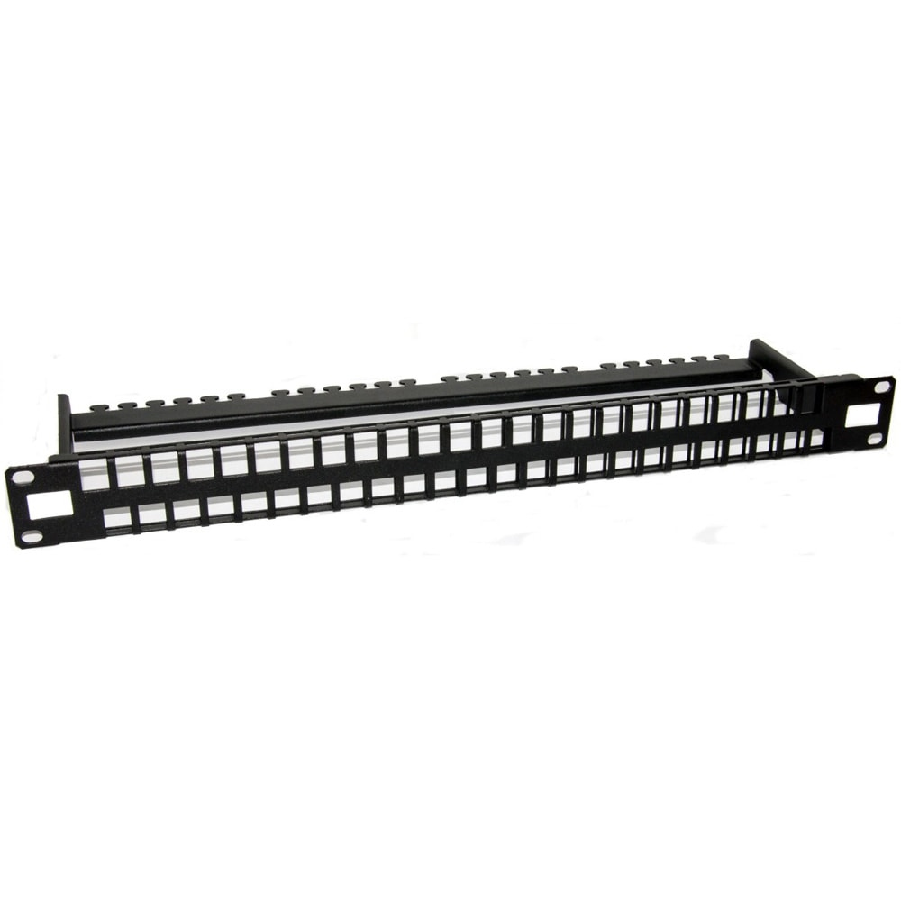 Videk 1u 48 Port Unloaded Keystone Unshielded Patch Panel