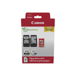 Canon 2970B017/PG-510+CL-511 Printhead cartridge multi pack black + color PVP, 2x220 pages ISO/IEC 24711 9ml Pack=2 for Canon Pixma MP 240
