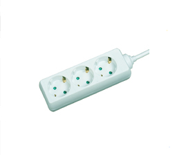 Microconnect GRU003W power extension 1.8 m 3 AC outlet(s) Indoor White