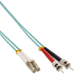 InLine Fiber Optical Duplex Cable LC/ST 50/125µm OM3 15m