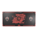 Lexip HBO Game of Thrones - Targaryen Edition Game-muismat Zwart, Rood