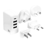 Juice JUI-MAINS-TRAVEL-4.8A-WHT mobile device charger Universal White AC Indoor