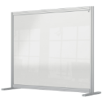 Nobo Premium Plus Clear Acrylic Protective Desk Divider Screen Modular System 1200x1000mm