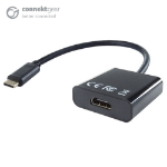 CONNEkT Gear USB 3.1 Type C to HDMI Active 4K Adapter - Male to Female - Thunderbolt and DP Compatible