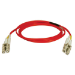 Tripp Lite N320-02M-RD fiber optic cable 78.7" (2 m) 2x LC OFNR Gray, Red