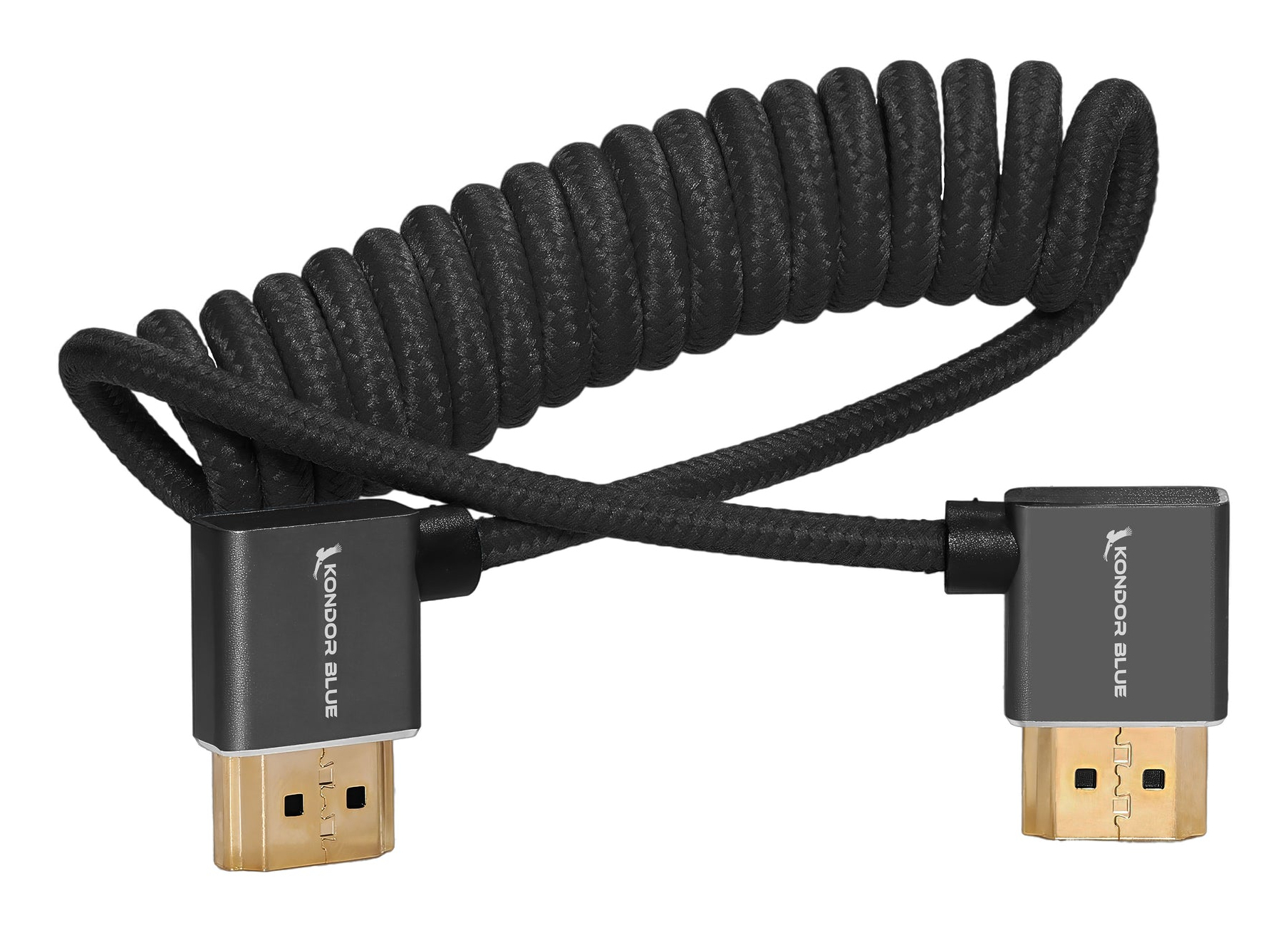 Kondor Blue KB-FHDMI-12RA-BK HDMI cable 0.6 m HDMI Type A (Standard) Black