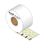 Calibor LA5882TR1ACCBL self-adhesive label White
