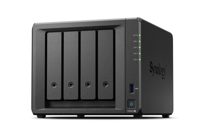 Photos - NAS Server Synology DiskStation DS923+ NAS Tower Ethernet LAN Black R1600 DS923+/72TB 