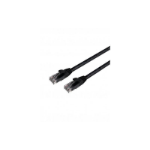 Mercodan UltraFlex Patchkabel KAT6 UTP, 7,5m, Sort, LSZH Halogenfri, AWG26, kobber, FLUKE testet networking cable Black 7.5 m Cat6 U/UTP (UTP) Round