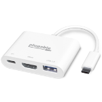 Plugable Technologies USBC-MD103 notebook dock/port replicator Wired USB Type-C White