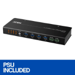 ATEN 8X4 USB 3.1 Gen1 Industrial Hub Switch with PSU