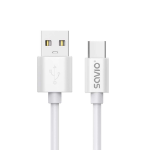 Savio 2 m USB 2.0 USB A - USB C White CL-168 USB cable 3 m