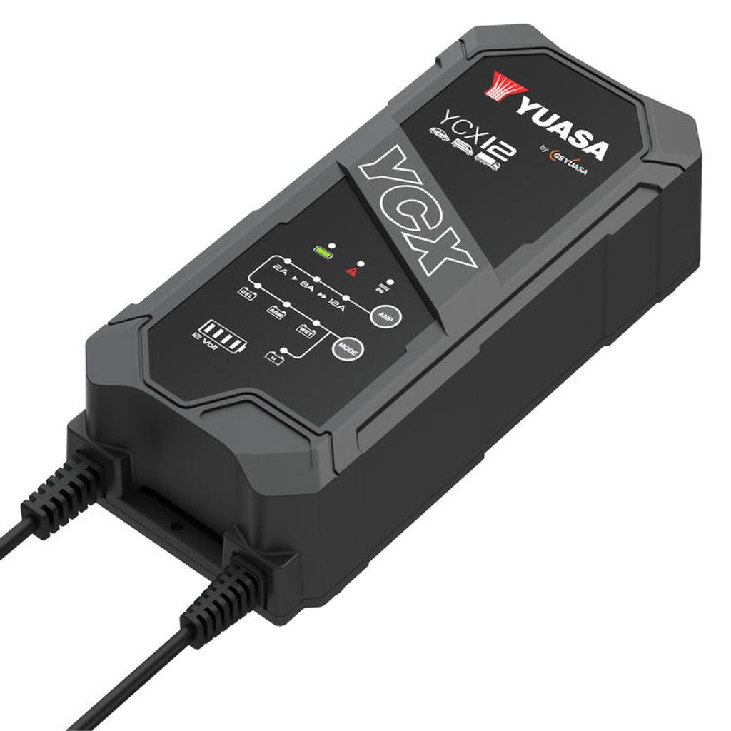 EU Product - 12V Yuasa YCX Smart 2A-12A charger 2-240ah