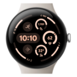 Google Pixel Watch 3 AMOLED 45 mm Digital Touchscreen Silver Wi-Fi GPS (satellite)