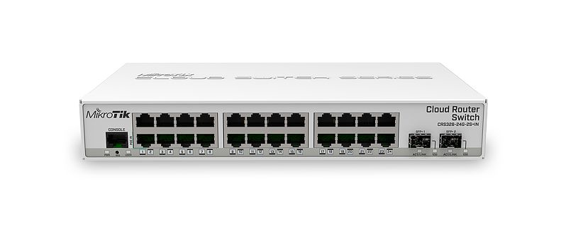 Image of Mikrotik CRS326-24G-2S+IN network switch Managed Gigabit Ethernet (10/