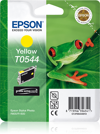Image of Epson C13T05444010/T0544 Ink cartridge yellow, 400 pages ISO/IEC...