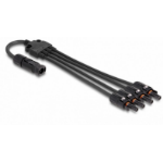 DeLOCK 88226 Kabel splitter/combiner Kabelsplitter Zwart