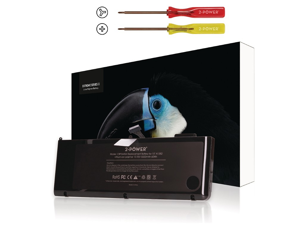 Image of 2-Power 10.8V 5200mAh Li-Polymer Laptop Battery