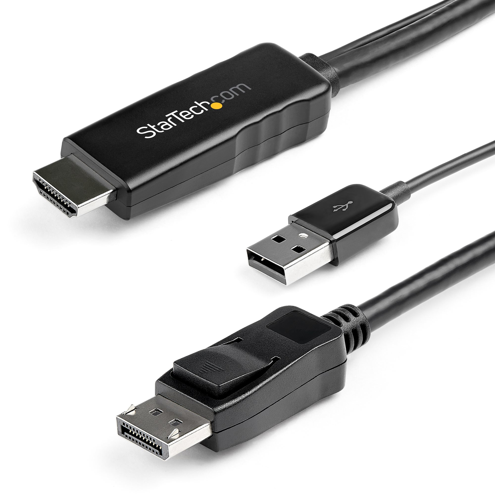 Image of StarTech.com 2m (6ft) HDMI to DisplayPort Cable 4K 30Hz - Active...
