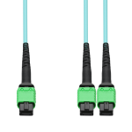 AddOn Networks MFP7E20-N005-AO InfiniBand/fibre optic cable 5 m MPO 2x MPO MMF Aqua colour, Green