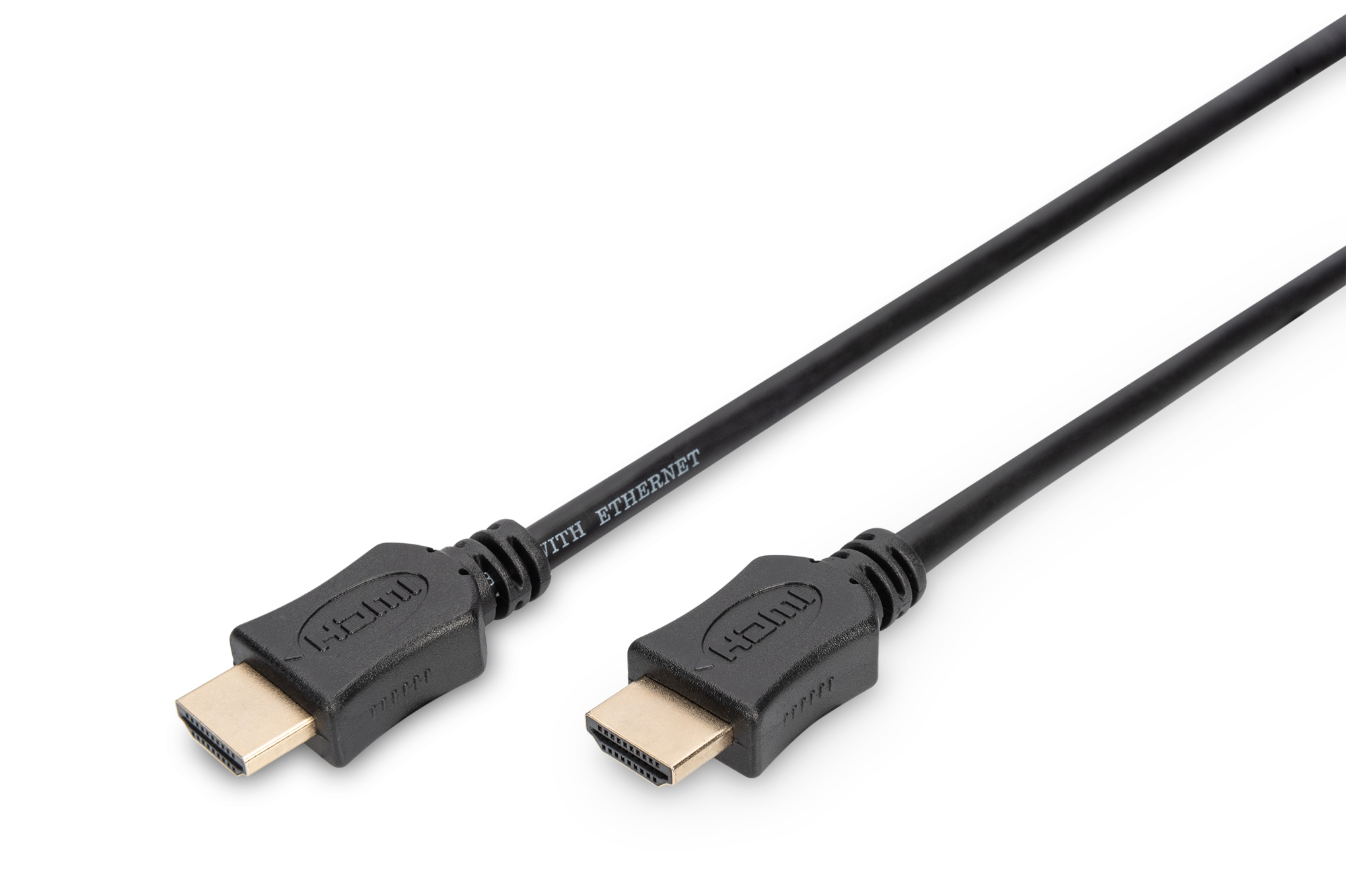 Photos - Cable (video, audio, USB) Digitus HDMI High Speed with Ethernet Connection Cable AK-330107-050-S 