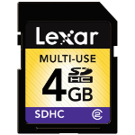 Lexar 4GB SDHC Card memory card