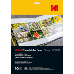 Kodak Photo Sticker Paper A4 Glossy - 120 GSM 10 Pack