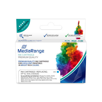 Image of MediaRange MRHP951CXL ink cartridge 1 pc(s) Compatible Cyan