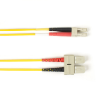 Black Box SC-LC 10m fibre optic cable CMP Yellow