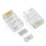 Axiom RJ45C6AUS3100-AX wire connector RJ-45 Transparent